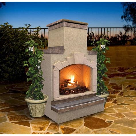 Looking For Prefab Fireplace For Covered Patio I Think This Should