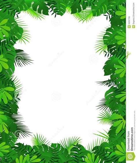 Nature Forest Frame Clip Art Borders Borders And Frames Leaf Border