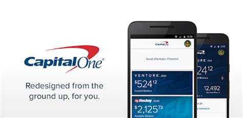 Capital one mobile lets you manage your credit cards, bank accounts, home and auto loans anywhere, anytime, from one place on your android we use industry standard practices to protect and maintain the privacy and security of your information online and in our app. Capital One® Mobile - Apps on Google Play