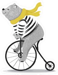 Pin by Ariana W on STICKERS FUN | Bicycle illustration, Animal illustration kids, Bike illustration