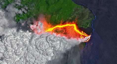 The Drama And Fury Of Kilauea S Volcano From Space