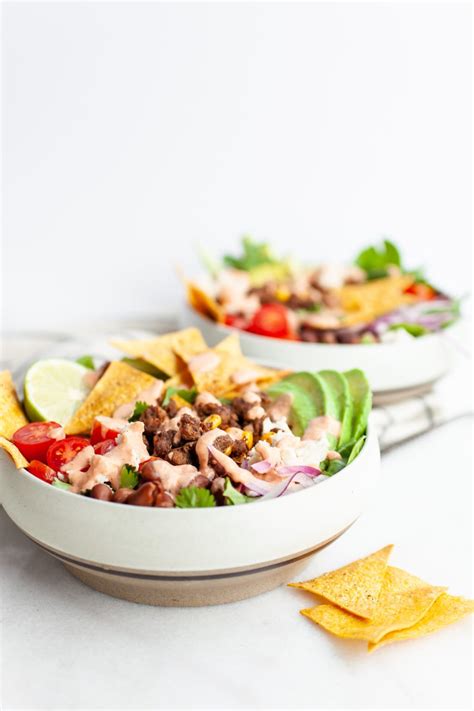 Healthy Taco Salad Dressing Recipe Nutrition In The Kitch