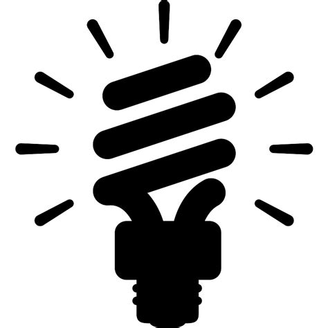Energy Saving Light Bulb Vector Svg Icon Svg Repo