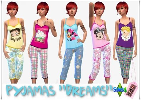 Dreams Pyjama At Annetts Sims 4 Welt Sims 4 Updates