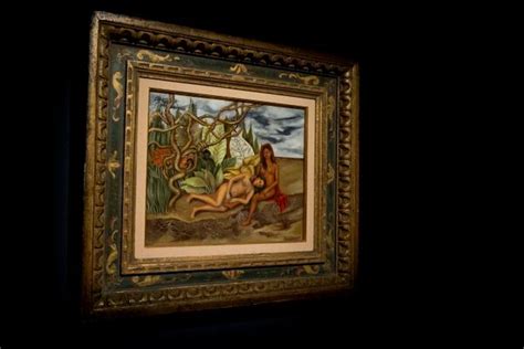 Subastarán la pintura de Frida Kahlo Dos desnudos en el bosque La Nación