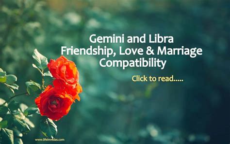 Gemini And Libra Friendship Love And Marriage Compatibility Lifeinvedas