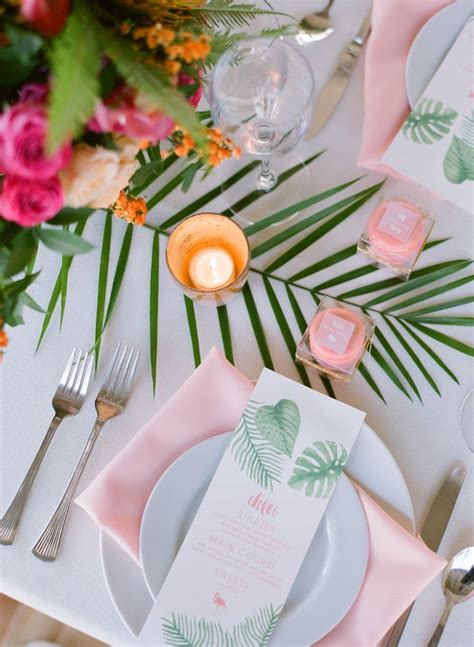 Chic Bridal Showers Tropical Bridal Showers Bridal Shower Tables Tropical Party Tropical