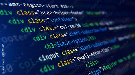 Code Html Php Web Programming Source Code Abstract Code Background