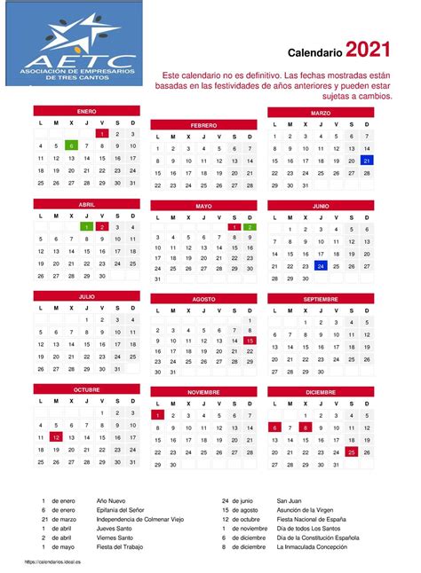 Calendario Laboral Madrid 2021 Para Imprimir Calendario Jun 2021