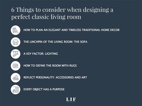 6 Things To Consider When Designing A Perfect Classic Living Room
