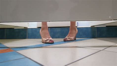 female feet in the bathroom stock footage video 100 royalty free 2760668 shutterstock