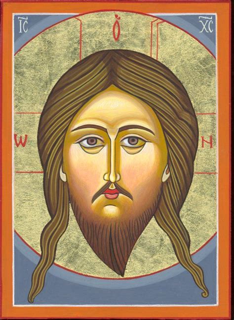 Christ Medallion By Father Nicodemus Paint Icon Holy Quotes Zelda
