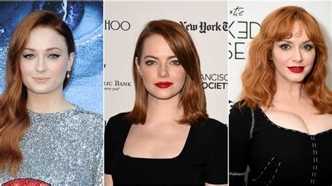 9 Famous Red Haired Celebrities Who Arent Natural Redheads Allure