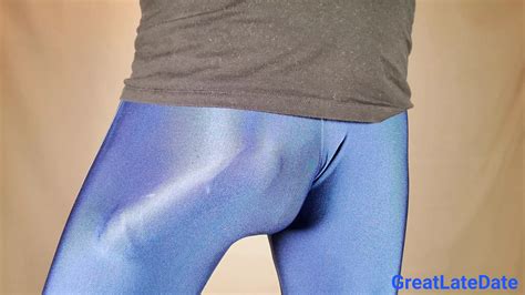 Boy With Big Cock In Shiny Spandex Leggings Xhamster