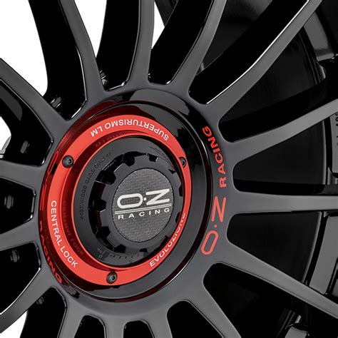 OZ Racing Superturismo Evoluzione Gloss Black Alloy Wheels Wheelbase