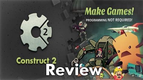 Construct 2 How To Make A Game Review Youtube