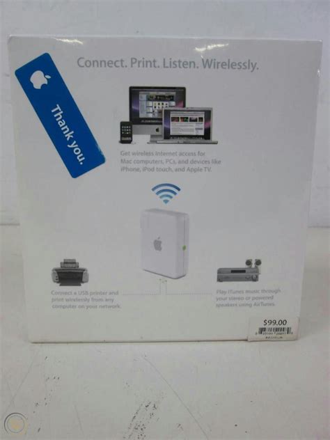Apple Airport Express Base Station 80211n Wi Fi Router A1264 New In