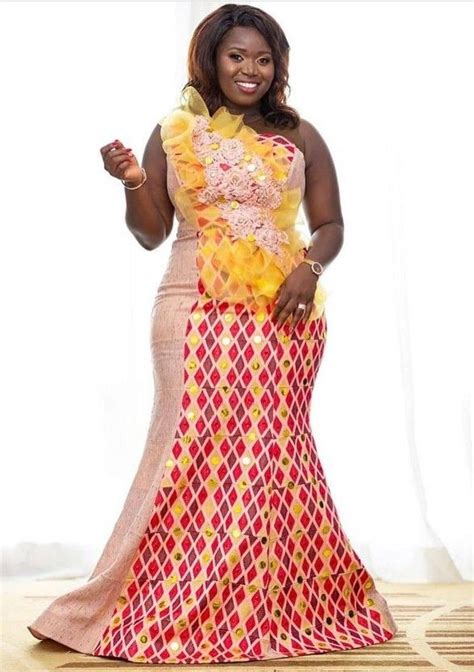 Unique Ghana Traditional Wedding Dresses African Fashion Ghana