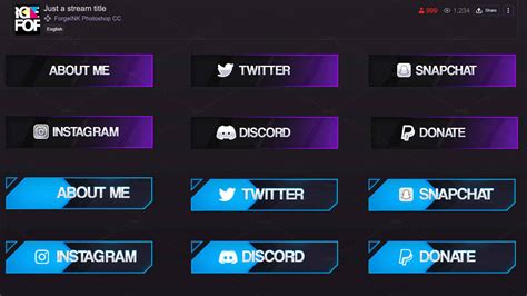 Twitch Panel Banners