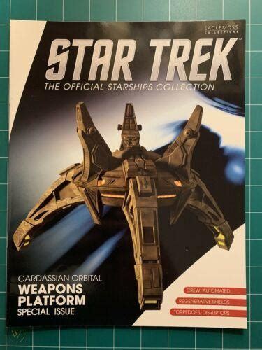 Eaglemoss Star Trek Cardassian Orbital Weapons Platform Model And