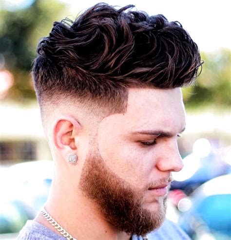 The curly fade is short sides with curly hair on top. Medium Fade For Thick Curly Hair #men hairstyles in 2020 ...