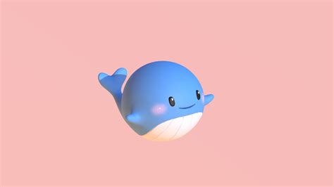 cute whale model 3d model by teakay [cc52a94] sketchfab