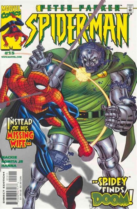 Peter Parker Spider Man 15 Fn Marvel Doctor Doom Comic Books