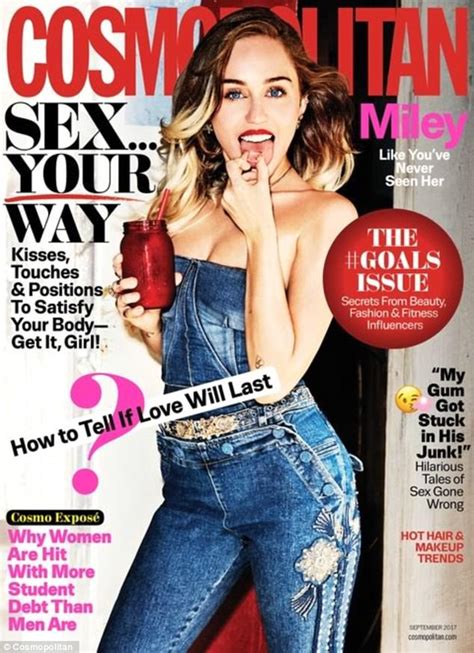Miley Cyrus Oozes Sex Appeal In New Issue Of Cosmopolitan Daily Mail