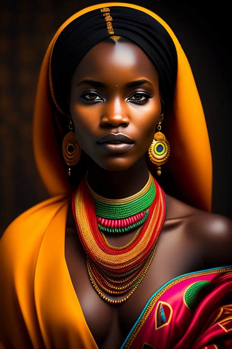 lexica an african beautiful girl