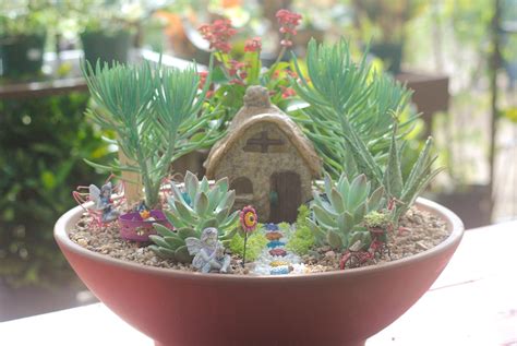 Fairies Succulents The Cutest Miniature Garden Fairy Garden