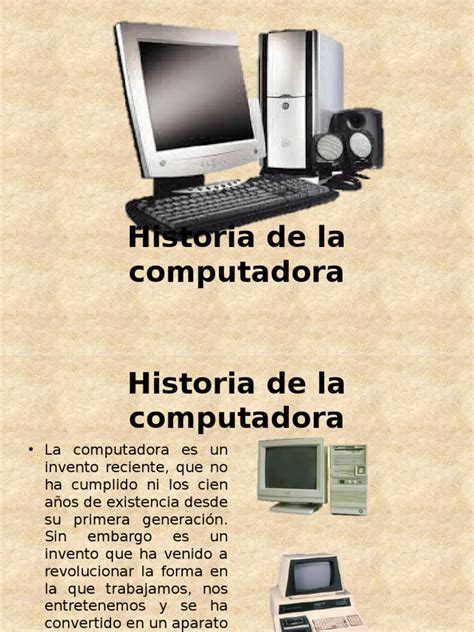 Diapositiva Historia De La Computadora