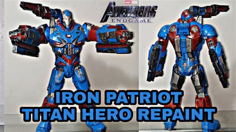 Iron Patriot Endgame Custom Titan Hero War Machine Street Play