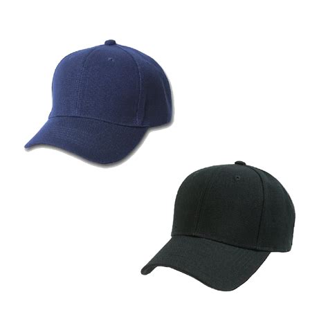 Set Of 3 Plain Unisex Baseball Cap Blank Hat With Solid Color For Men