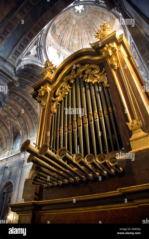 Old Pipe Organ Basilica Da Estrela Lisbon Stock Photo Alamy