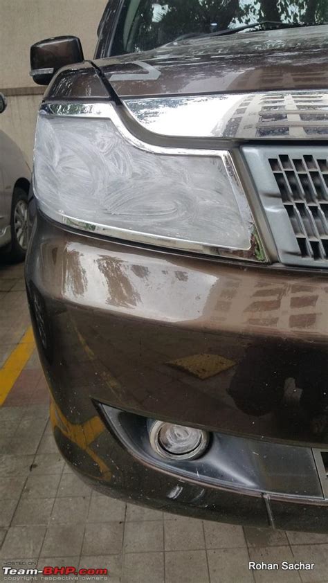 The temperature was pretty hot, too, (lower 90s) so the toothpaste wasn't spreading as easily. DIY: Headlight restoration using toothpaste! - Team-BHP