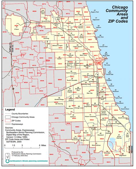 Chicago Zip Code Map United States Map