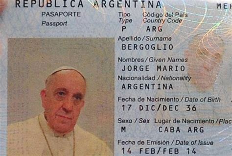 Funny Pope Francis Decided To Renew His Argentinian Passport As If The Pope Really Needs A