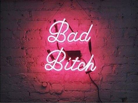 New Bad Bitch Artwork Handmade Acrylic Light Neon Sign 14 Ebay