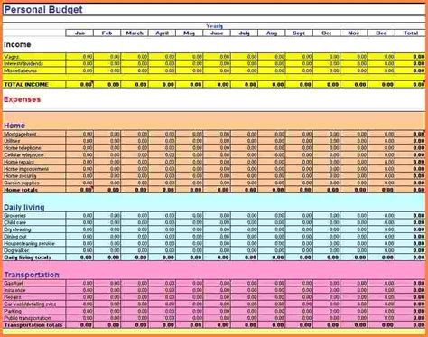 6 Excel Budget Spreadsheet Templates Excel Spreadsheets