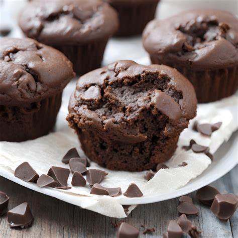 Muffins Healthy Tout Chocolat La Recette Facile Et Gourmande