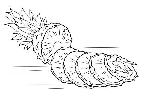 This page contains cute, cartoons, apple and fruits basket fruits coloring pages for toddlers and kindergarten. Pineapple coloring pages to download and print for free