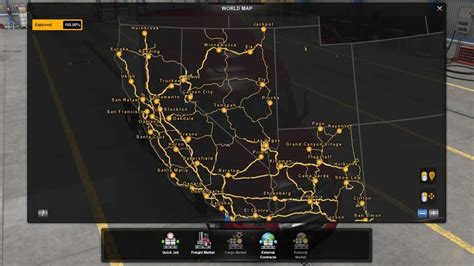 ATS Full Save Game For NO DLC Singleplayer Euro Truck Simulator Mods American Truck