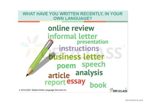 Ielts Introduction To Writing Esl English Esl Powerpoints