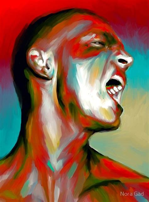 Im Angry Portrait Art Emotional Art Scream Art