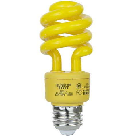 Compact Fluorescent Bulbs Sunlite Sl1327kcd1 13 Watt Spiral Energy