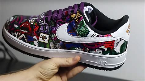 Check Out This Super Dope Hydro Dipped Nike Air Force 1 Shoes With