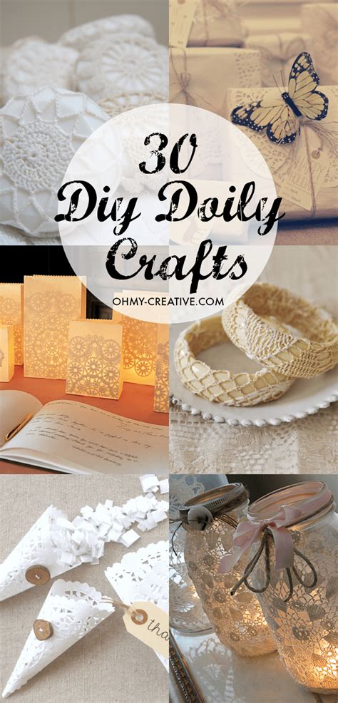 30 Diy Doily Crafts Oh My Creative