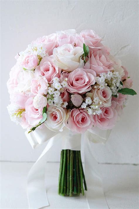 42 Soft Pink Wedding Bouquets To Fall In Love With Wedding Forward