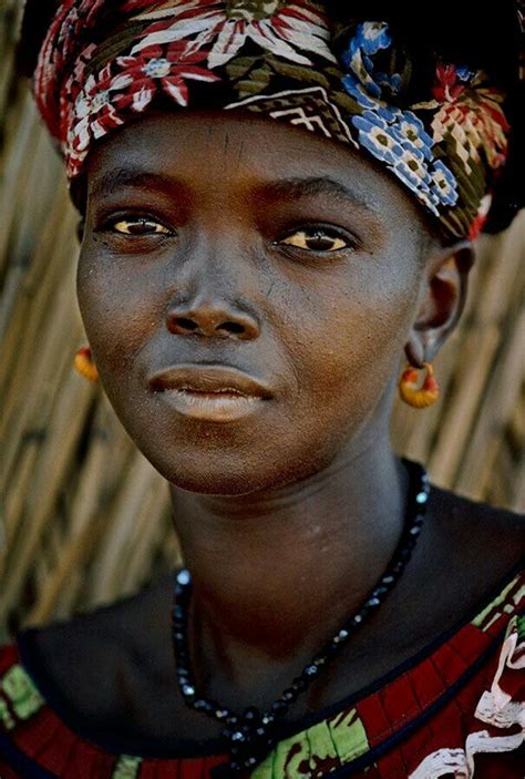 Woman In Mali Homens Afro Rosto Retrato De Mulher