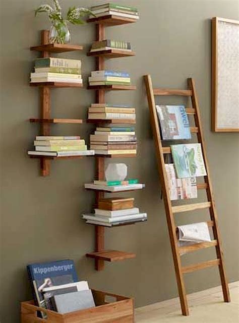 Beautiful Wall Bookshelves For Your Library In 2020 Bookshelves Diy